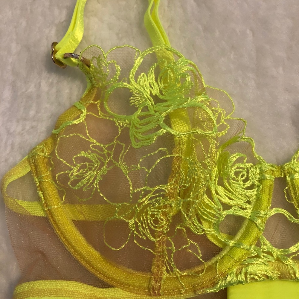 Honey Birdette | Lyndl Neon Bra - Picture 6 of 12